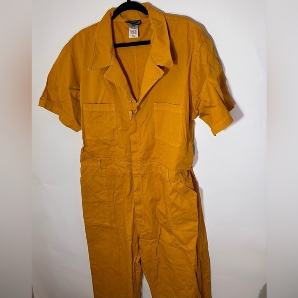 Big Bud Press Short-Sleeve Jumpsuit 4XL spicy mustard - Picture 8 of 13